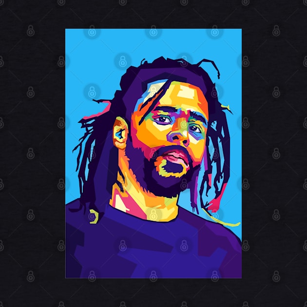 J Cole Wpap Art by Zet Art